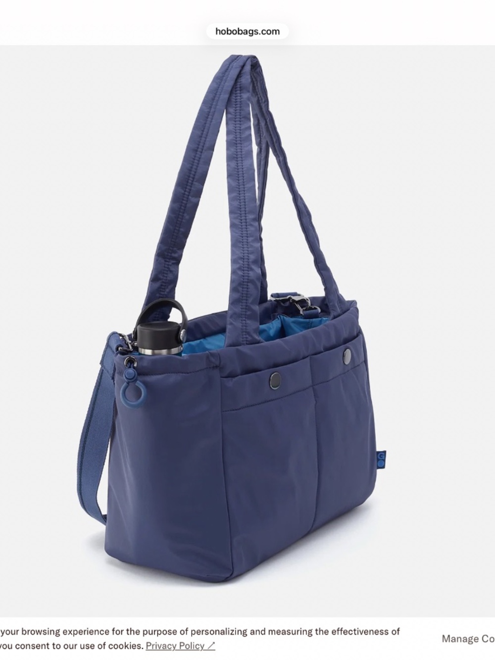 Hobo all in one tote + tag along clip on - Picture 3 of 8